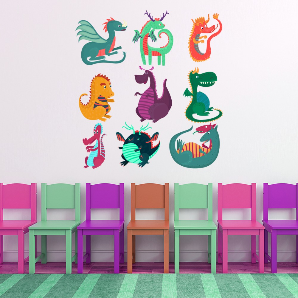 Fun Dragon Wall Sticker