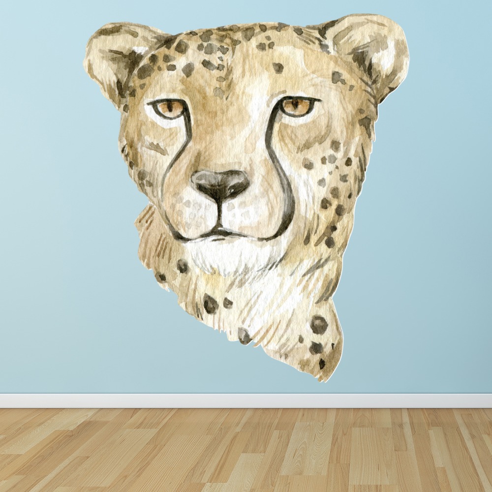 Leopard Portrait Wall Sticker