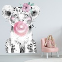 Lion Bubblegum Safari Baby Nursery Wall Sticker