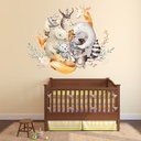 Animal Friends Nursery Wall Sticker