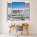 Mallorca Sunrise 3D Window Wall Sticker
