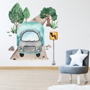 Lorry Childrens Nursery Wall Sticker