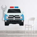 Maintenance Vehicle Car Wall Sticker