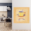 Mocha Wall Sticker by Michael Clark