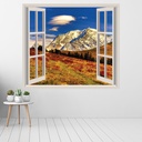 Mountain 3D Window Wall Sticker