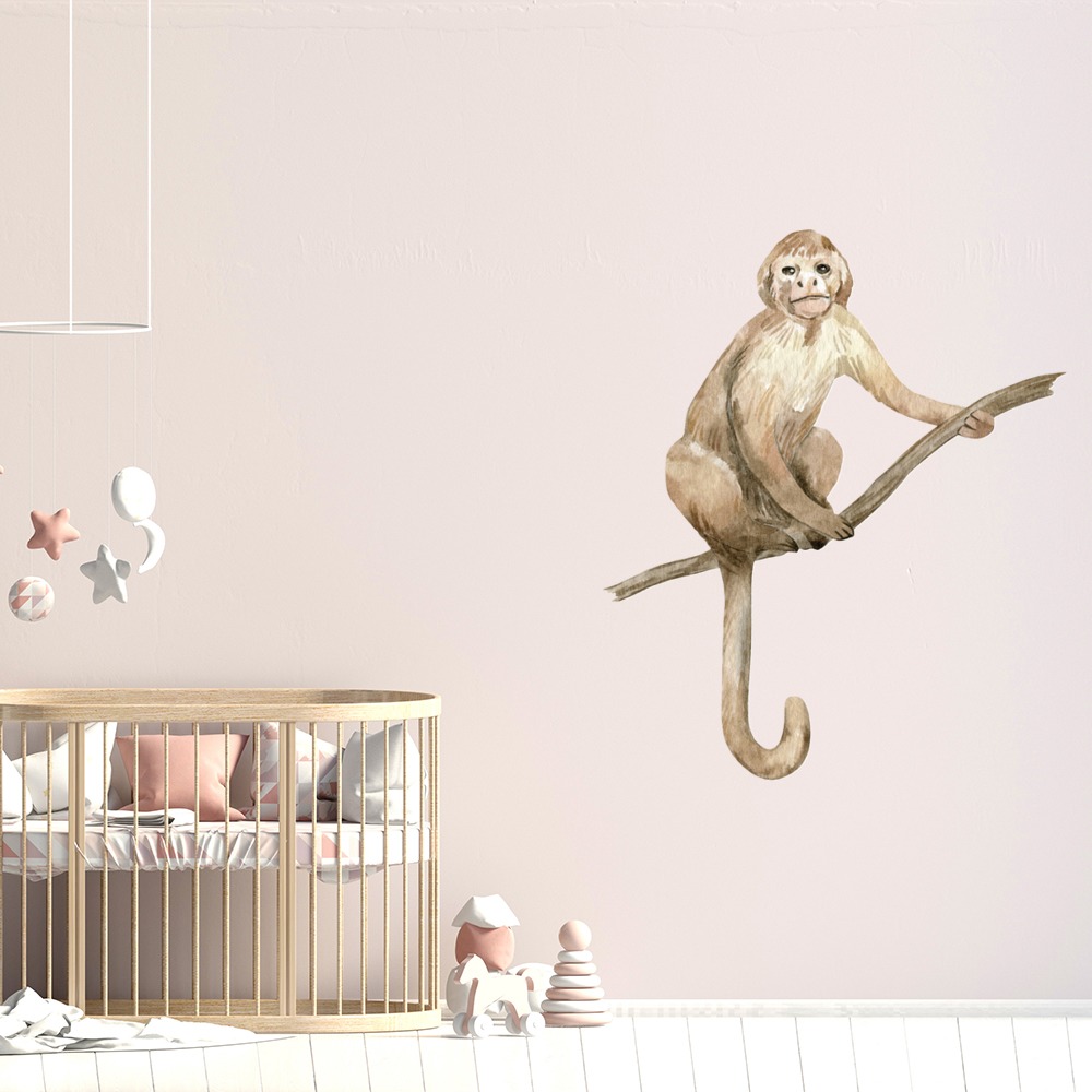 Monkey Branch Jungle Wall Sticker