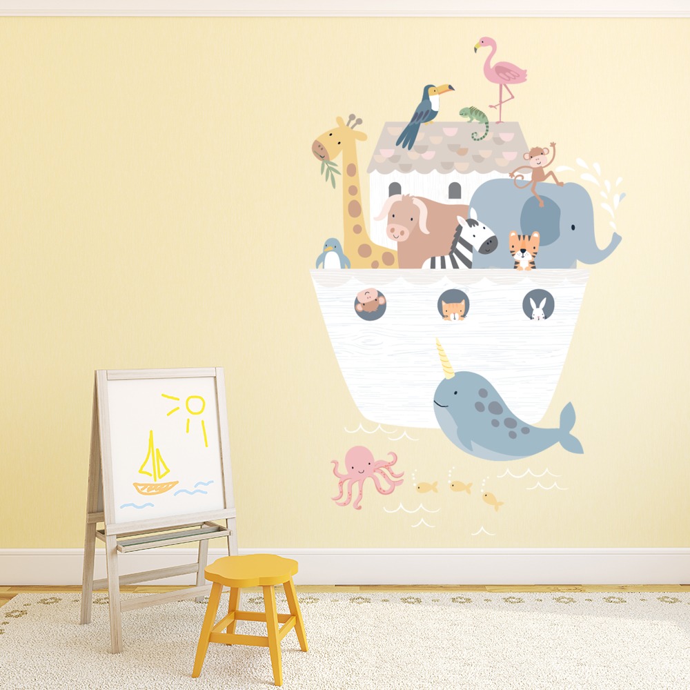 Noah's Ark Wall Sticker by Klara Hawkins
