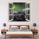 Northern Lights Aurora 3D Window Wall Sticker