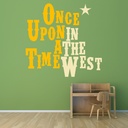 Once Upon A Time Cowboy Quote Wall Sticker