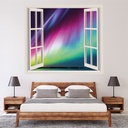 Northern Lights Sky 3D Window Wall Sticker