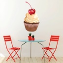 Cherry On Top Cupcake Wall Sticker