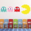 Pac Man Gaming Gamer Kids Wall Sticker