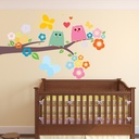 Owl Branch Nursery Wall Sticker - Mod4