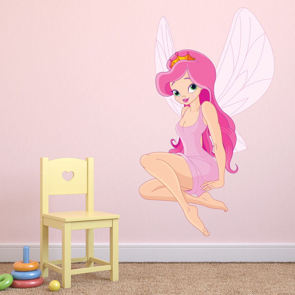 Pink Fairy Wall Sticker