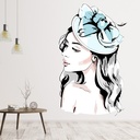 Fashion Model Wall Sticker