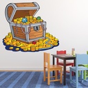 Pirate Treasure Chest Wall Sticker