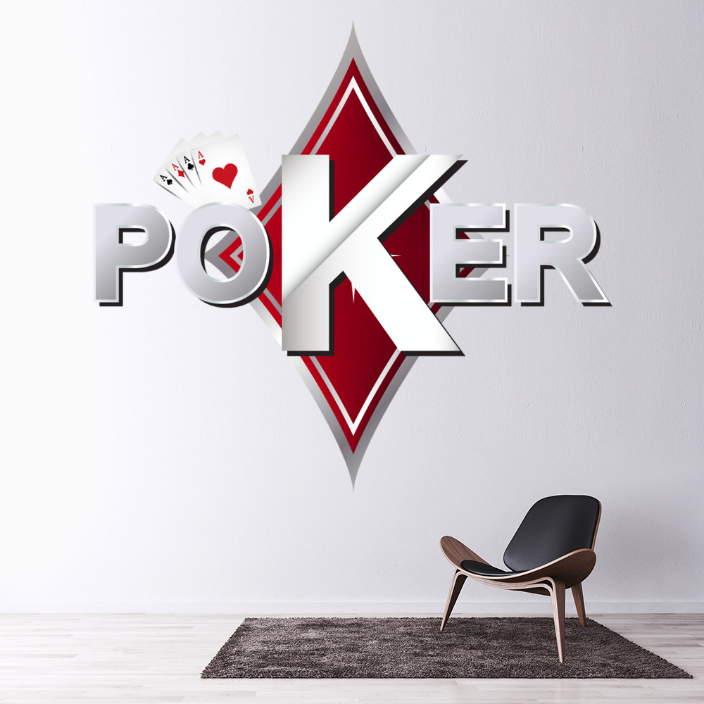 Poker Texas Holdem Wall Sticker