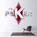 Poker Texas Holdem Wall Sticker