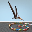 Pterodactyl Dinosaur Wall Sticker