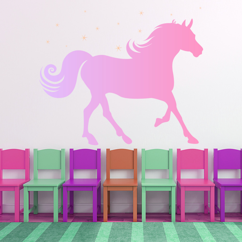 Pink Horse Wall Sticker