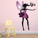Purple Fantasy Fairy Wall Sticker