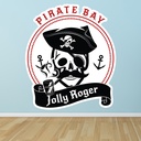 Pirate Skull Jolly Roger Wall Sticker