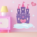 Purple Princess Castle Wall Sticker