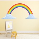 Rainbow & Clouds Wall Sticker
