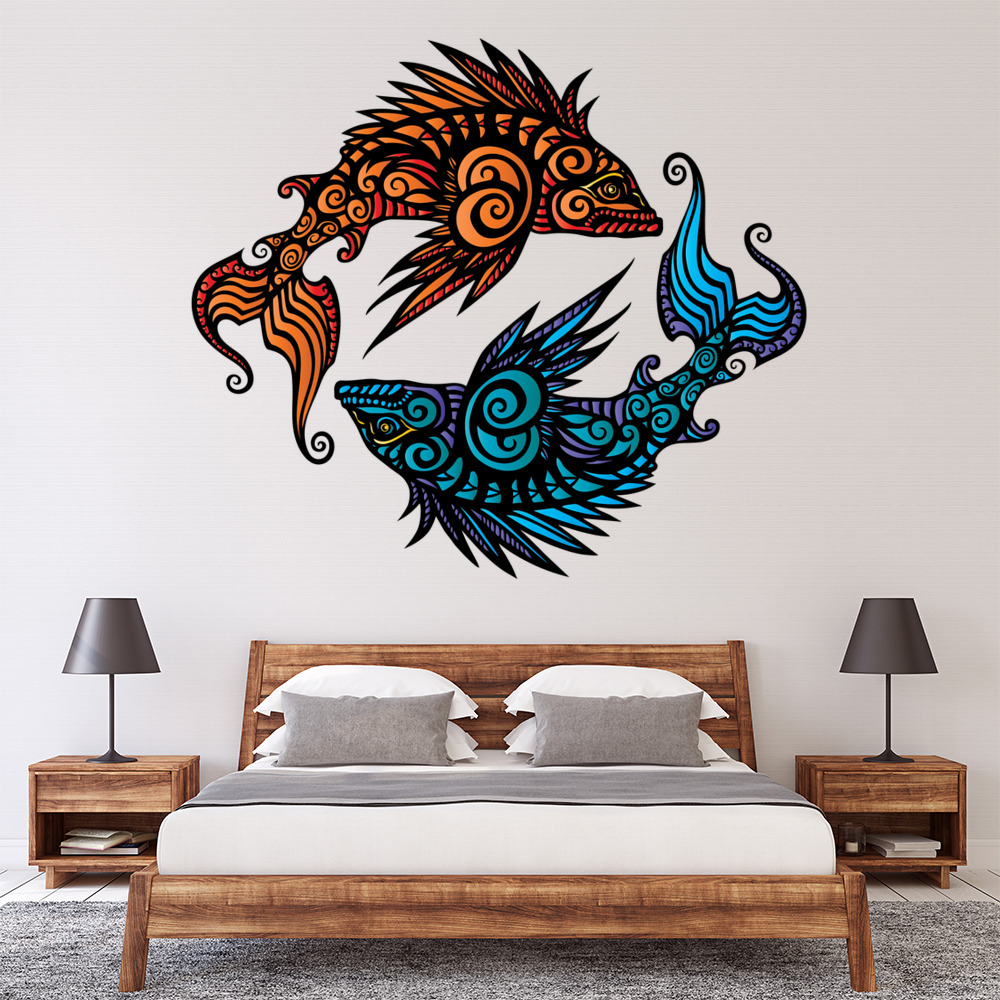 Pisces Star Sign Zodiac Wall Sticker