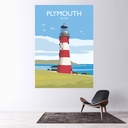 Plymouth Wall Sticker by Julia Seaton