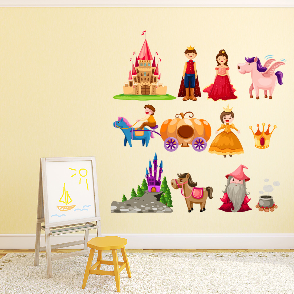Princess Castle & Princess Wall Sticker Set