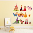 Princess Castle & Princess Wall Sticker Set