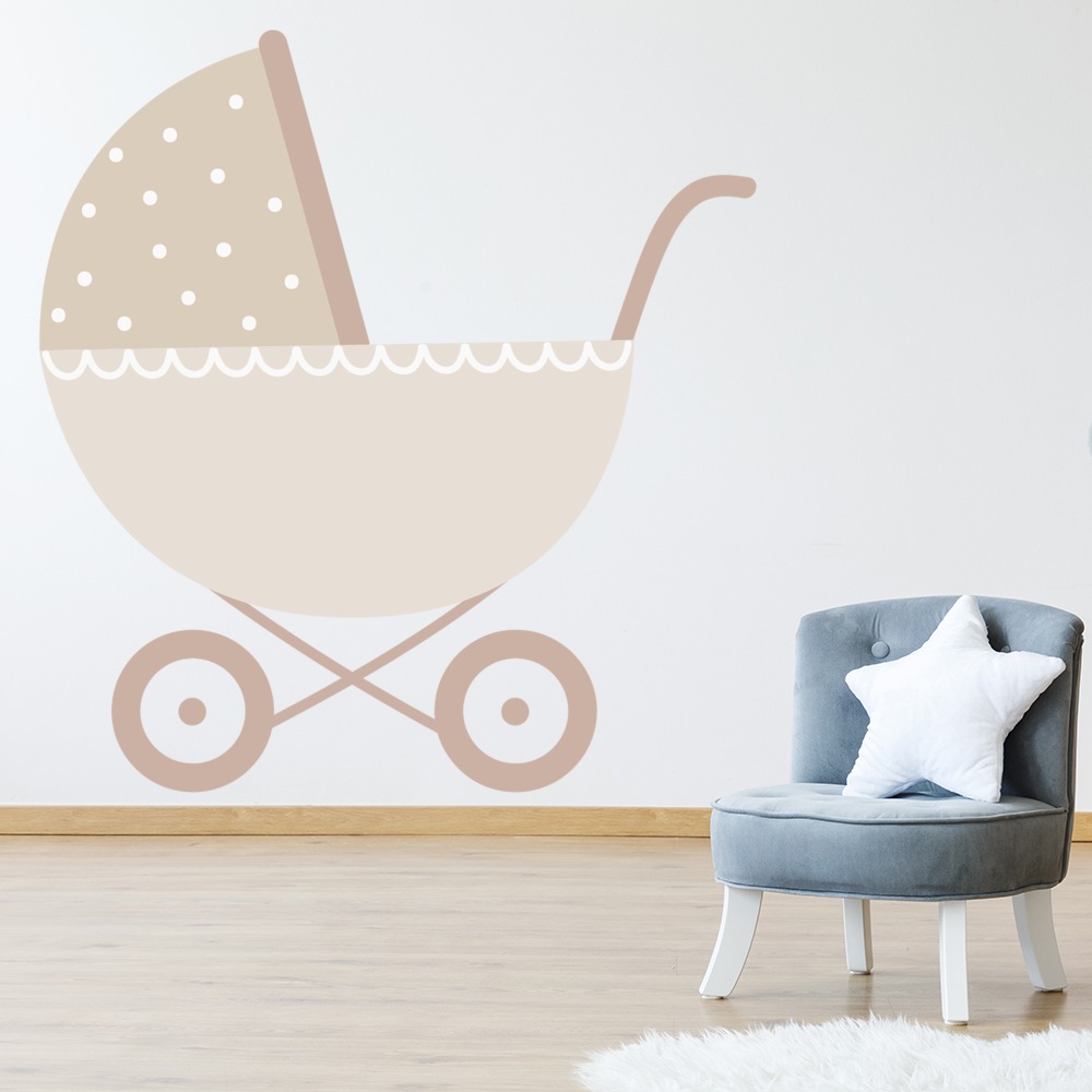 Pram Nursery Wall Sticker