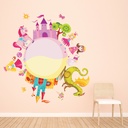 Princess World Fairytale Castle Wall Sticker