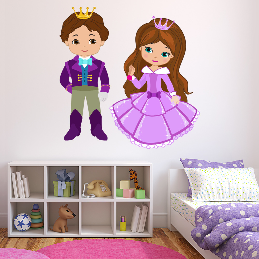 Prince Princess Fairytale Wall Sticker