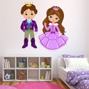 Prince Princess Fairytale Wall Sticker