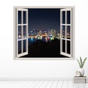 San Francisco Skyline 3D Window Wall Sticker