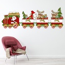 Santa Train Christmas Express Wall Sticker