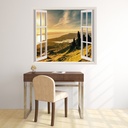 Scotland Landscape 3D Window Wall Sticker