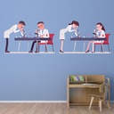 Scientists Science Laboratory Wall Sticker