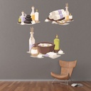 Spa Treatments Health Wall Sticker Set