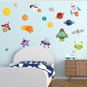 Space & Alien Kids Wall Sticker Set