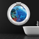 Shipwreck Porthole 3D Wall Sticker