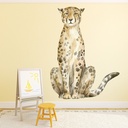 Sitting Leopard Wall Sticker