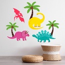 Dinosaur And Tree Wall Sticker Set