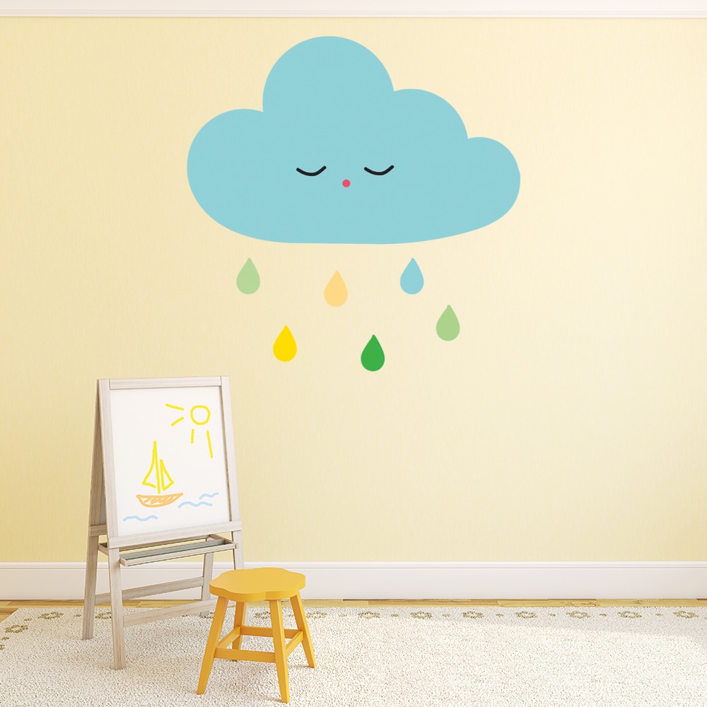 Sleepy Cloud I Wall Sticker by Ann Kelle