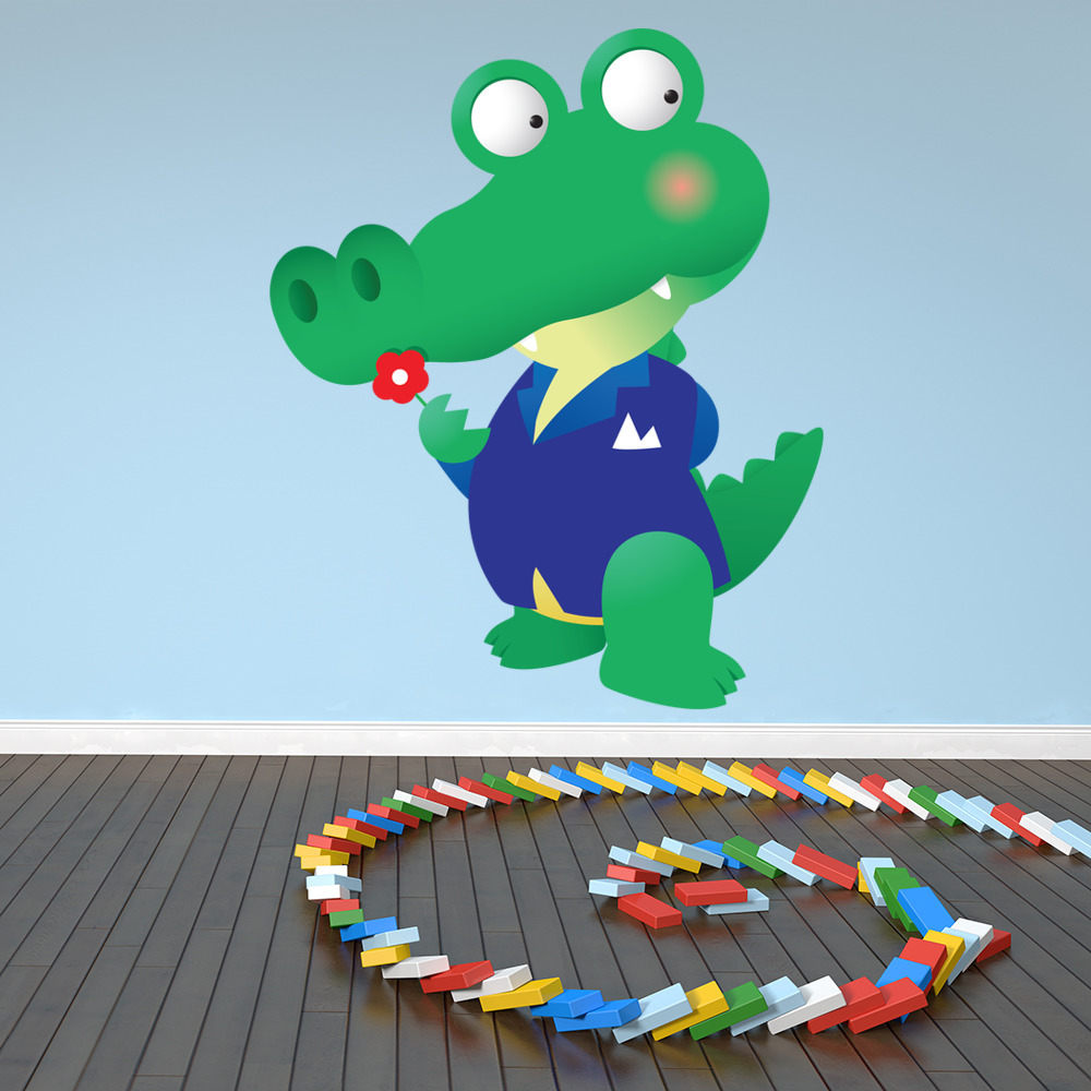 Smart Crocodile Wall Sticker
