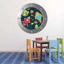 Space Rockets Porthole Wall Sticker