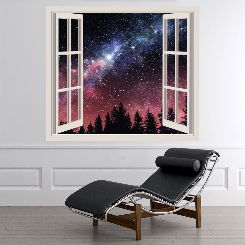 Starry Sky 3D Window Wall Sticker