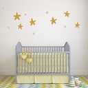 Stars & Snow Winter Wall Sticker